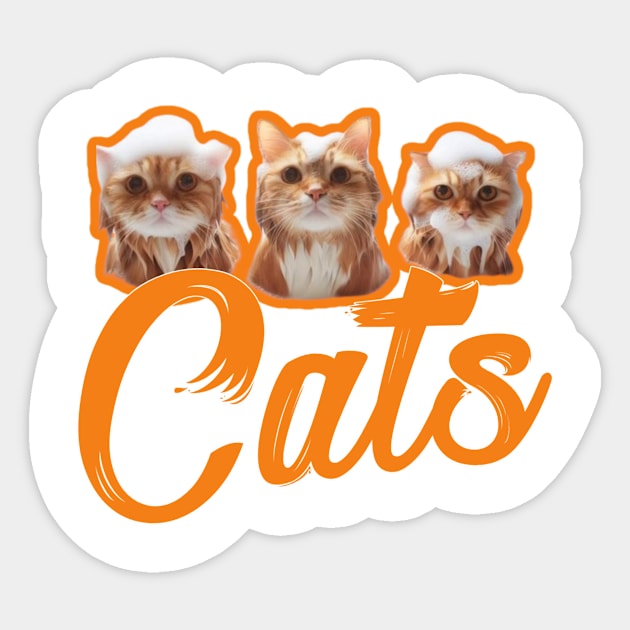 Cats Sticker by Light Up Glow 